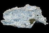 Blue Fibrous Chalcedony Formation - India #178446-1